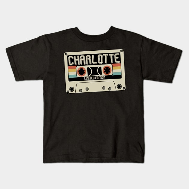 Charlotte - Limited Edition - Vintage Style Kids T-Shirt by Debbie Art